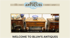 Desktop Screenshot of blumsantiques.com